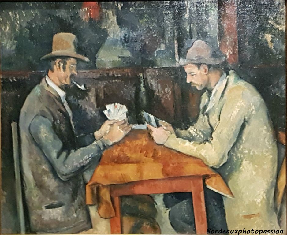 Une des versions des "Joueurs de cartes" de Paul Cézanne (1892-1895)